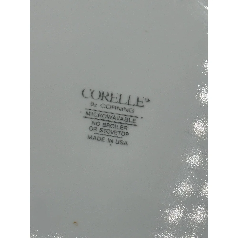 Set of 4 Vintage Corelle Apricot Grove Dinner Plates 10 1/4